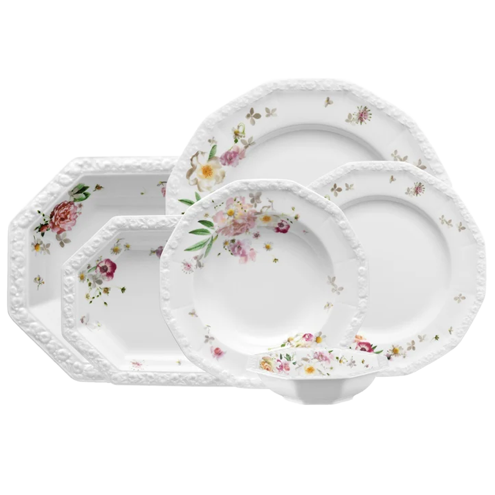 ROSENTHAL MARİA PİNK ROSE YEMEK TAKIMI