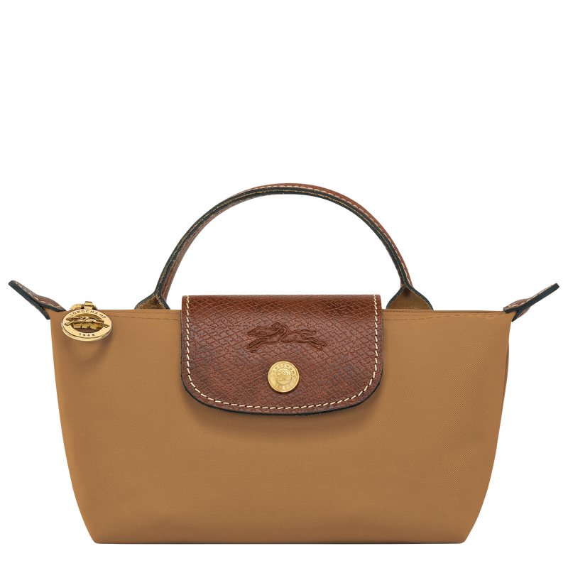 LE PLIAGE ORIGINAL POUCH WITH HANDLE XS FAWN