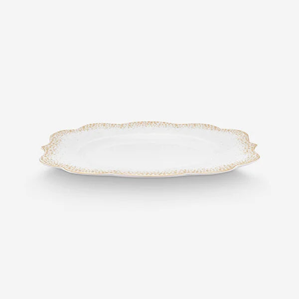 Pip Studio Royal Gold White Beyaz Porselen Kahvaltı Tabağı 51001397