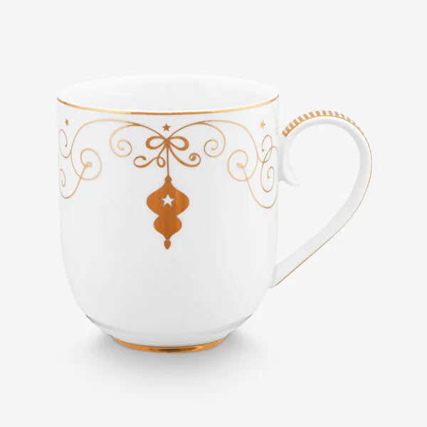 Pip Studio Royal Gold White Beyaz Porselen Kupa 51002435