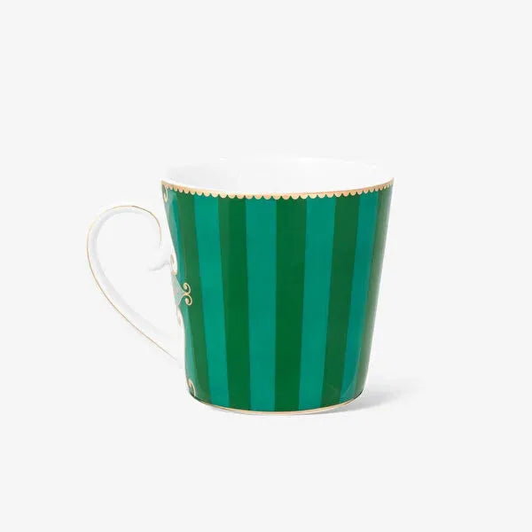 Yeşil Porselen Kupa 250 Ml Love Birds Collection by Pip Studio