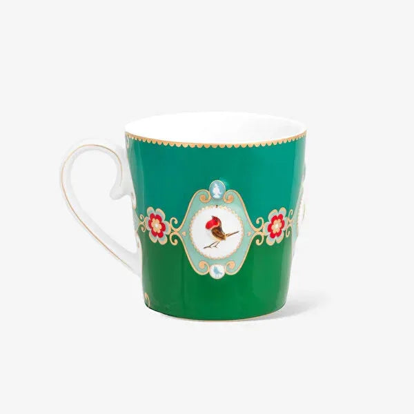 Yeşil Porselen Kupa 250 Ml Love Birds Collection by Pip Studio #TİCSBRANDS#