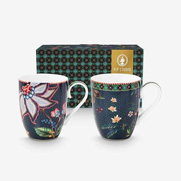Pip Studio Berry Blues Mavi Porselen Kupa Seti 51002491 #TİCSBRANDS#