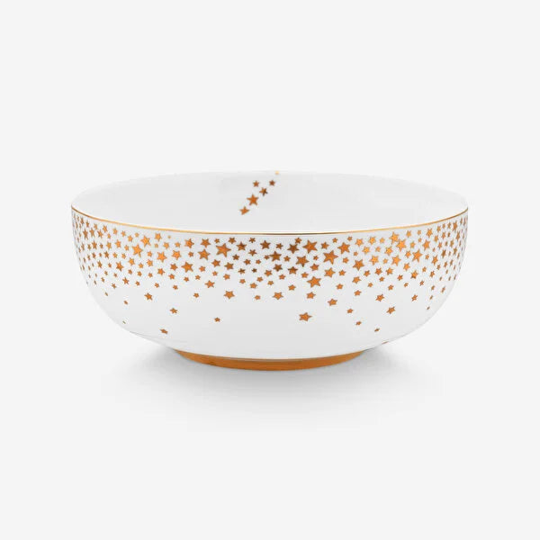 Pip Studio Royal Gold White Beyaz Porselen Salata Kasesi 51003263