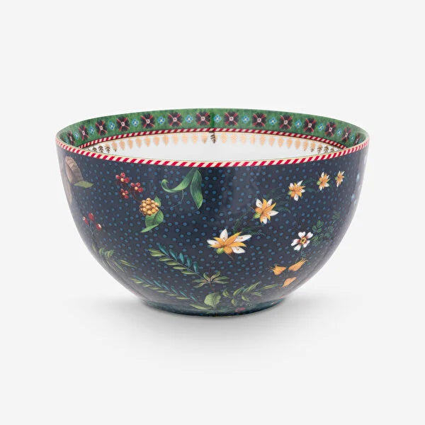 Pip Studio Berry Blues Mavi Porselen Kase 51003313