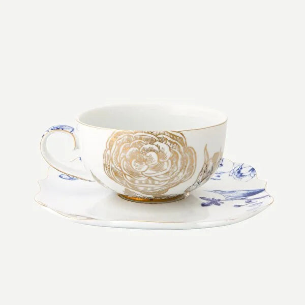 Pip Studio Royal White Mavi Beyaz Porselen Çay Fincanı 51004035
