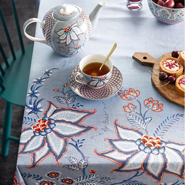 Pip Studio Flower Festival Mavi Porselen Çay Fincan Seti 51004139 #TİCSBRANDS#