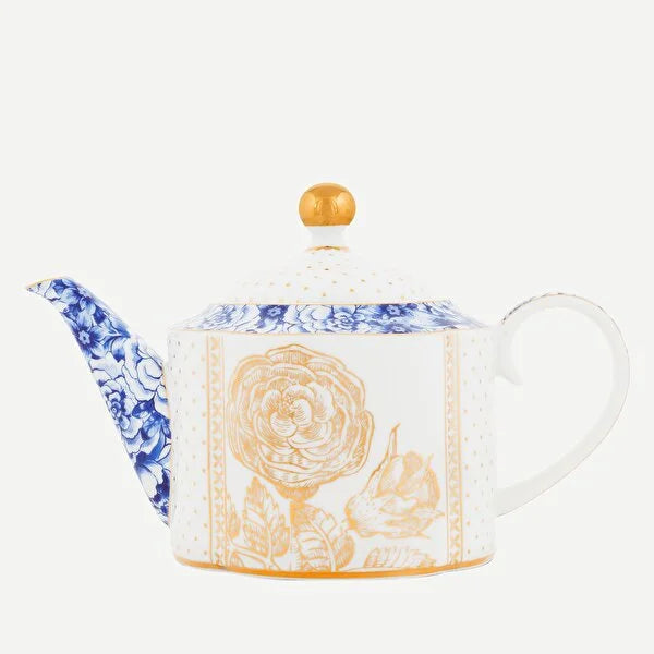 Pip Studio Royal White Mavi Beyaz Porselen Demlik 51005041