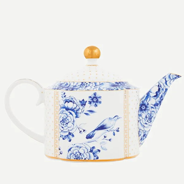 Pip Studio Royal White Mavi Beyaz Porselen Demlik 51005041