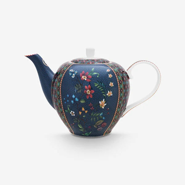 Pip Studio Berry Blues Mavi Porselen Demlik 51005081