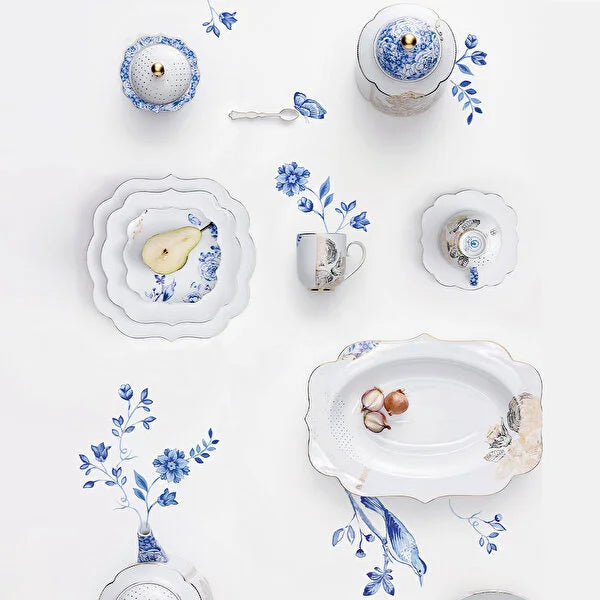 Pip Studio Royal White Mavi Beyaz Porselen Sütlük 51007021