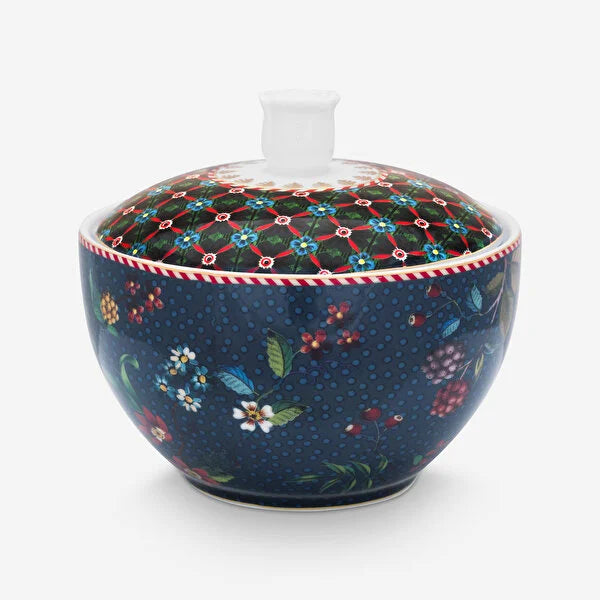 Pip Studio Berry Blues Mavi Porselen Şekerlik 51008053