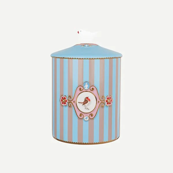 Mavi Haki Porselen Saklama Kutusu 1300 Ml Love Birds Collection by Pip Studio