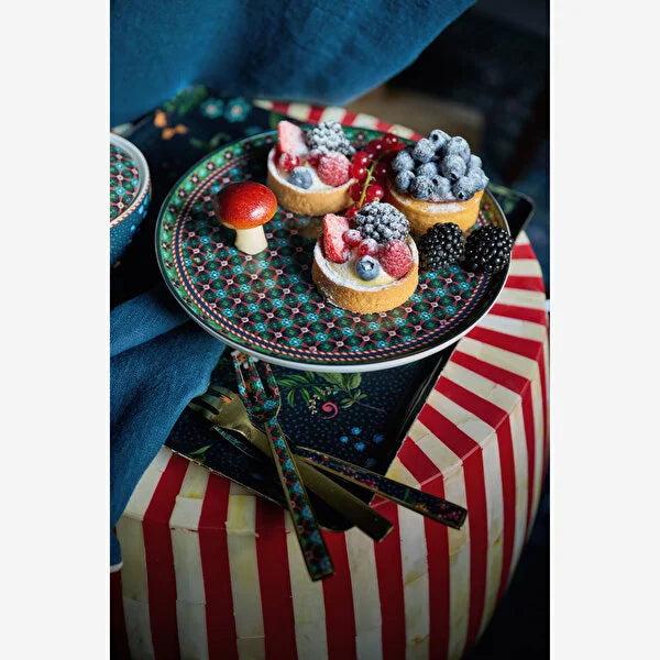 Pip Studio Berry Blues Yeşil Porselen Kek Standı 51018163