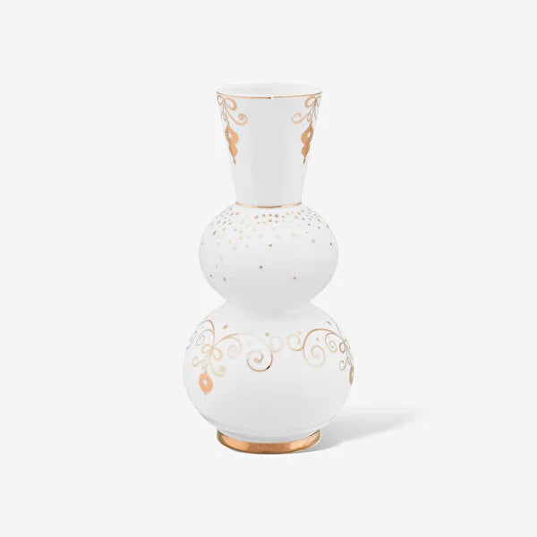 Pip Studio Royal Gold White Beyaz Porselen Vazo 51102071
