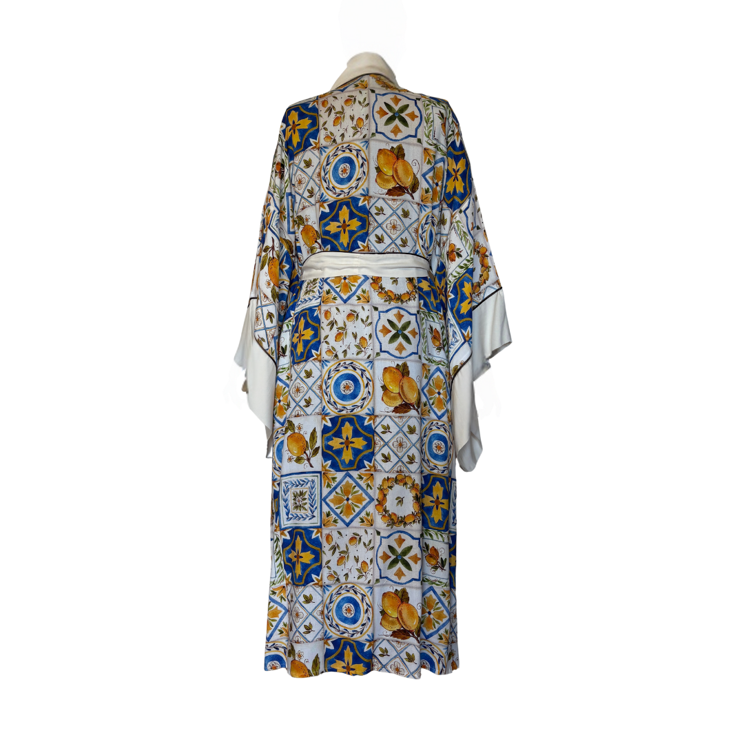 Dolce Desen Gri Kimono