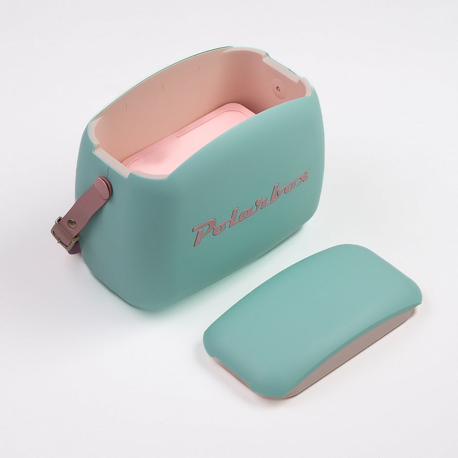 Polarbox 9348 COOLER BAG VERDE AGUA- ROSA POP 6 LT