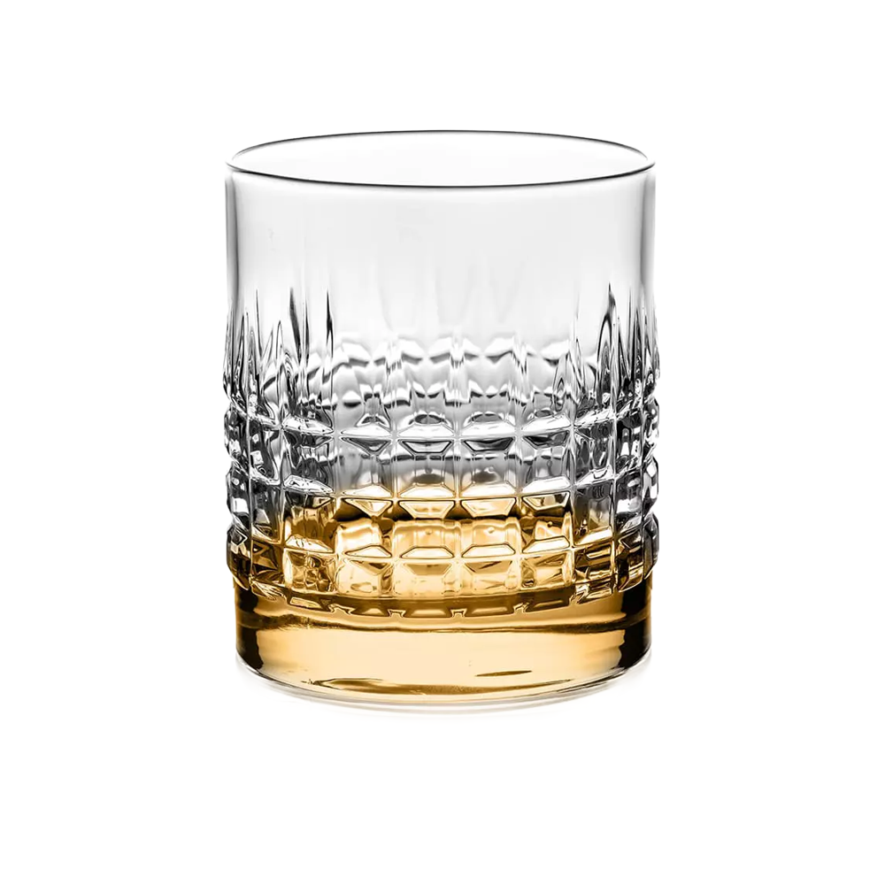SHAKE & STİR 4 LÜ SET AMBER 38 CL BARDAK