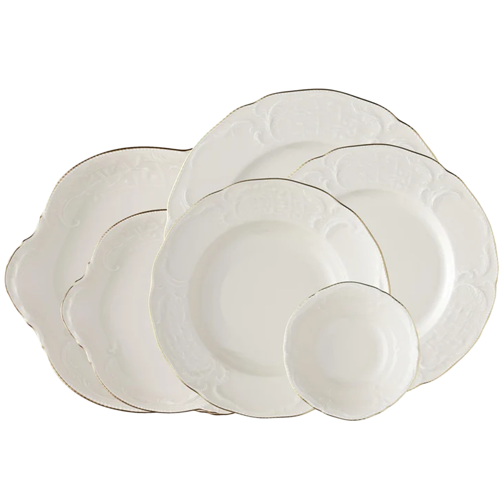 ROSENTHAL SANSSOUCİ ELFENBEİN GOLD YEMEK TAKIMI