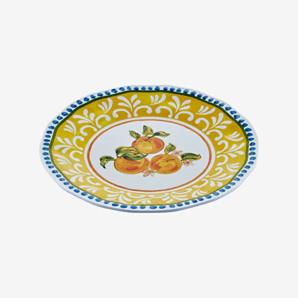 Chiara Alessi Capri Sarı Melamin Kahvaltı Tabağı CAMFF0279OW
