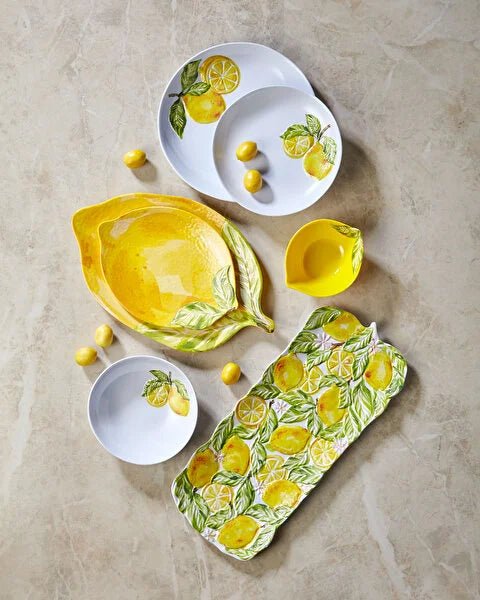 Chiara Alessi Capri Sarı Melamin Servis Tabağı CAMKK8481LM