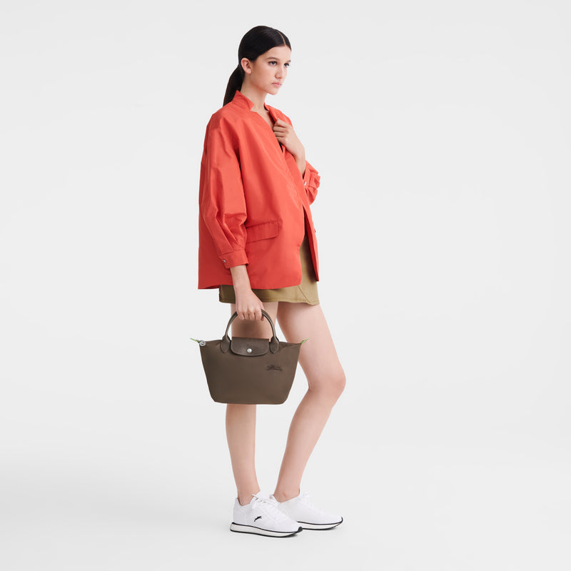 LONGCHAMP LE PLIAGE GREEN S TOTE BAG TERRA