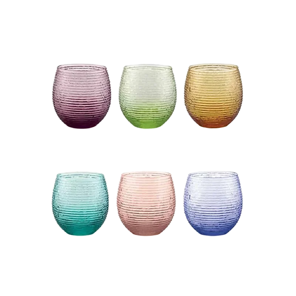 MULTİCOLOR 6'LI SET SU BARDAĞI 25 CL RENKLİ