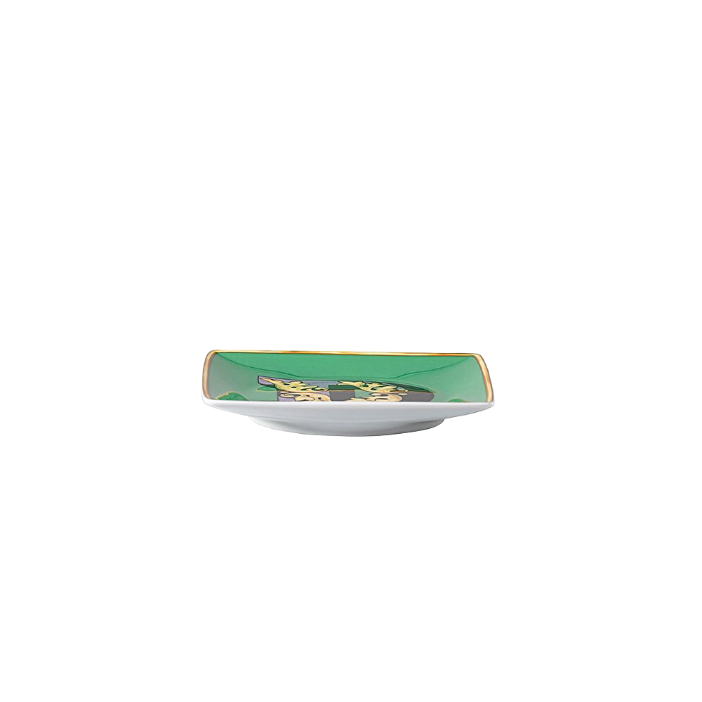 Alphabet D Harfli Porselen Dekoratif Tabak 12 cm