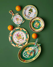 Chiara Alessi Carpe Diem Yeşil Melamin Kahvaltı Tabağı CAMCD1079GR3